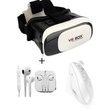 VR 2.0 VR Box - 3D With Bluetooth Joystick Remote & Stereo Smartphone Handsfree