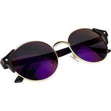 NuVew Mirrored Round Unisex Sunglasses - (Medium | Color Options |