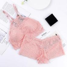 Beauty Back Lace Bra Set Women Wrapped Chest Underwear