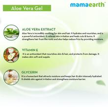 Mamaearth Aloe Vera Gel with Pure Aloe Vera & Vitamin E for Skin and Hair - 300ml