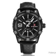 NaviForce NF9117 Luxury Stainless Steel Sport Watch For Men- Black