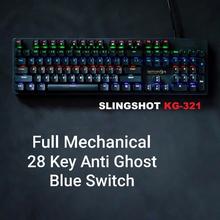 Imperion Slingshot KG-321 Blue Switch 104 Keys Mechanical  Gaming Keyboard 7 Color Backlight (KG-321)