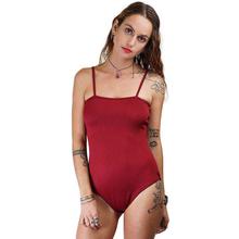 METAPHOR Maroon Solid Swimsuit For Women(Plus Size) - MSS05X