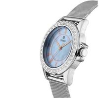 Titan Sky Blue Dial Analog Watch for Women - 9798SM04