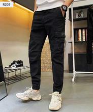 Men Fashion Multi-Pocket Slim Summer Joggers