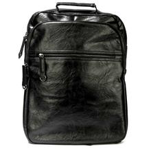 Black Multi-Zippered Backpack - Unisex