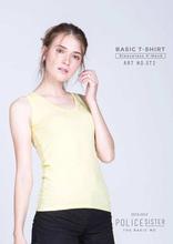 Light Yellow Solid Tank Top For Women (ST.2)