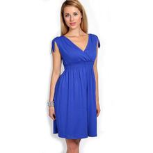 Envsoll 2018 Summer Maternity Dresses V-neck Breastfeeding Maternity