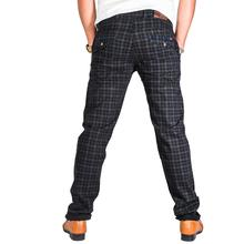 Virjeans Stretchable Cotton Check Black Chinos Pant for Men (VJC 715) 5