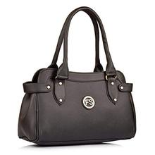 Fostelo Women's Kelly Style Handbag (Black)