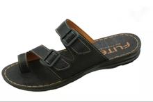 Flite by Relaxo Black PU Slipper For Men PUG-65