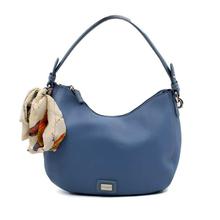 David Jones Blue Solid Meduim Tote Handbag For Women