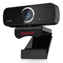 Redragon GW600 720P Webcam with Built-in Dual Microphone 360-Degree Rotation