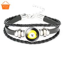 KOJA Kpop BTS BT21 Unisex Time Gemstone Bracelet Wristband Jewelry Decor Gifts