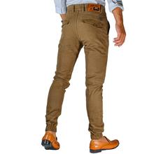 Virjeans Stretchable Cotton Joggers for Men (VJC 702) Brown