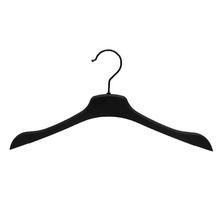 Black Solid Plastic  Hanger-12pcs Set