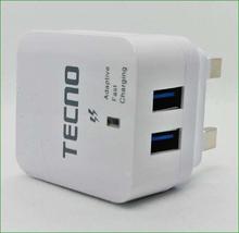 Tecno Switching Mode Power Supply Fast Charger Adapter Dock 2.4A( 2 USB)