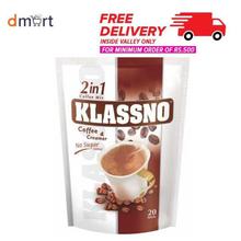 Klassno 2 In 1 Coffee And Creamer Instant Coffee With No Sugar Added-  20 Sachets X 18gm