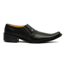 Black Flat Tip Party Shoes (D017) - [#Formal Shoes]