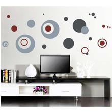 Creative Abstract Circle DIY TV Sofa Wall Decoration Stickers