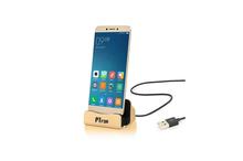 PTron Cradle USB Type C Docking Station Charger For All Type C Compatible SmartPhones (Gold)