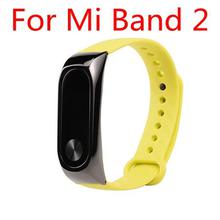 Hangrui Replacement For Mi Band 2 Carbon Fiber Bracelet Fitness Tracker Colorful Silicone Mi Band 3 Strap Smart Accessories