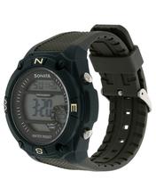 Sonata Superfibre Digital Grey Dial Men's Watch - 77033PP01