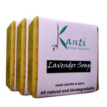 Kanti Herbal Pack of 3 Lavender Soap