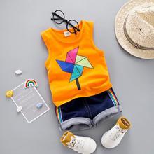 Baby Summer Clothes Set Cotton Vest Two-piece 2019 New Boy