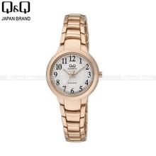 Q&Q Golden Analog Dial Watch For Women - F499J004Y