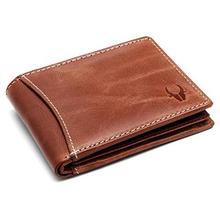 WildHorn Genuine Tan Crunch Men's Leather Wallet