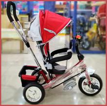 2 in 1 Red Baby Stroller/Tricycle