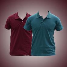 Polo Combo Plane Green&Maroon T-Shirt For Men