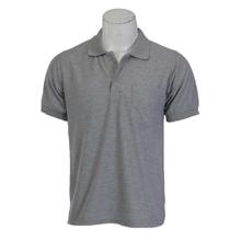 Plain Front Buttoned Polo Neck T-Shirt For Men