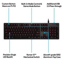 Logitech G413 Carbon Black Mechanical Gaming Keyboard