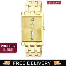 Titan 1641YM02 Karishma Champagne Dial Analog Watch For Men - Gold