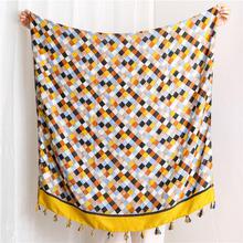 Korean Style Sun Protection Premium Printed Scarves For