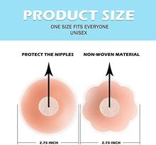 Nipple Cover Reusable - Reusable Self-Adhesive Silicone Breast Nipple Cover Free Size