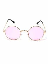 Metal Frame Round Lens Sunglasses