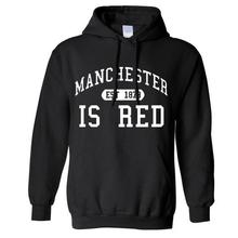 Autumn Winter Men United Kingdom Red Letter Print Men Cotton O-Neck