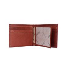 Wenz Bi-Fold Leather Wallet For Men With Photo Compartment-LP-10-Brown