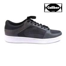 Caliber Shoes Black  Casual Lace Up Shoes For Men- ( 509 J )