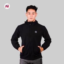 Nyptra Black Premium Windcheater Jacket For Men