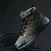Goldstar G10-G401 Olive Lace-Up Trekking Shoes For Men