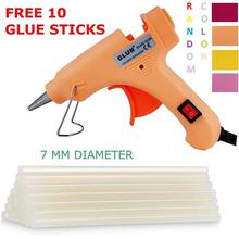 20W 20 WATT 7MM HOT MELT Glue Gun with ON Off Switch and LED