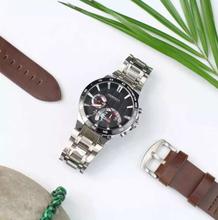Black Dial Round Shape Heavy Watch For Men