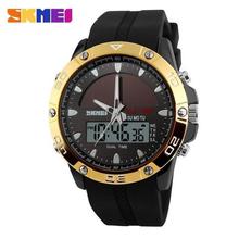 2018 New Solar Energy Watch Men's LED Digital Sports Watches Men Solar