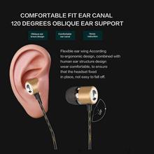 PTron Flux In-Ear Stereo Headphone With Noise Cancellation For All Smartphones (Gold)