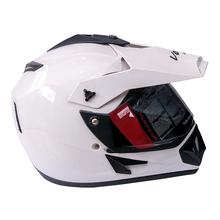 Off Road Dual Visor White Helmets