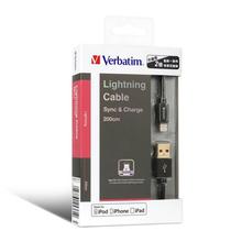 Verbatim 200 cm Step-up Lightning Cable - Black